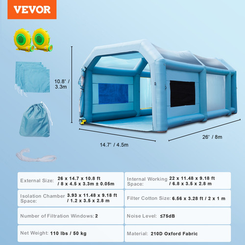 Vevor cabina verniciatura - di,