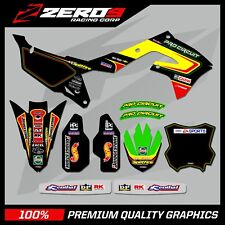 KAWASAKI KIT GRAFICO MOTOCROSS MX DECALCOMANIE: KX KXF 65 85 125 250 450 PRO CIRCUITO
