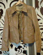 Giubbino Ecopelle Beige Onix Jeans tg. 44