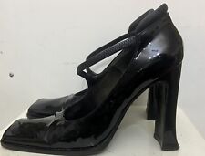 SCARPE NERE n 38 decoltè donna VERNICE  Summer jamboree vintage Made in ITALY