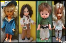 BAMBOLE VINTAGE DOLL EFFE FRANCA GABAR ANNI 70  Epoca Furga Sebino Migliorati