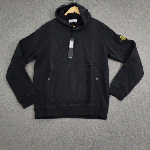 Stone island felpa nera con - island,