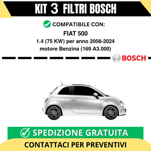 Kit bosch filtri tagliando - kit,