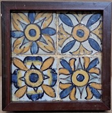 4 Azulejos olambrillas de