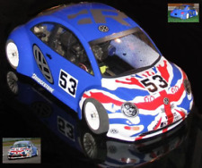 0046 - Carrozzeria Body RC scala 1/10 NEW BEETLE rally - touring + ALETTONE 