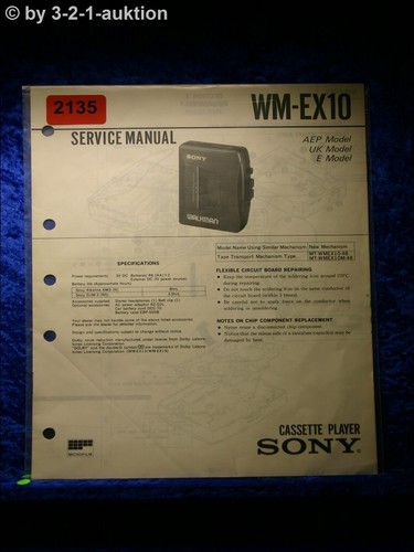Sony manuale servizio - sony, di