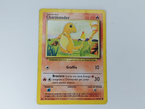 Carta pokemon charmander - carta,
