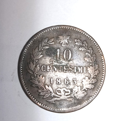 Centesimi 1863 milano - 10,