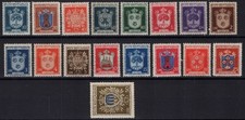SAN MARINO 1945-46 STEMMI 17 VALORI G.I MNH** FRESCHI