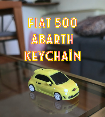 Fiat 500 abarth - abarth, keychain