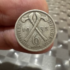 6 pence 1935 Southern Rhodesia