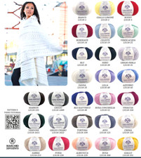 LANA SOFFICE TRE SFERE 50% LANA 50% DRALON +- 125 mt. FERRI O UNC.4/5