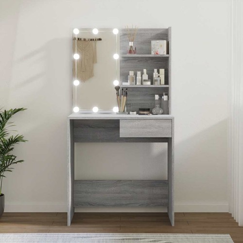 Toeletta con luci led tavolo - led,