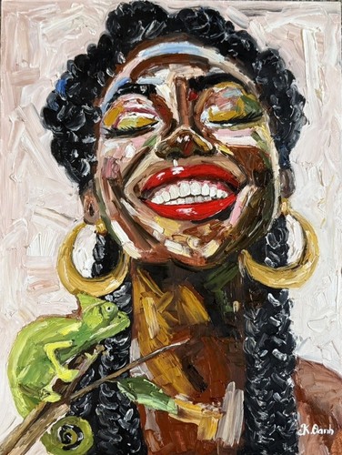 Quadro olio originale donna - quadro,
