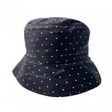 Cappello donna Fendi a secchiello con cuore nuovo con etichette