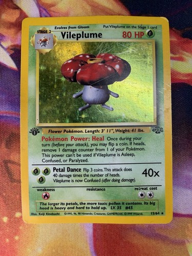 Vileplume dmg 1 - 15/64, 1°