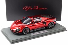 1:18 BBR Alfa Romeo 33 Stradale Rosso Villa d'Este rosso metallizzato - Limited 333 pz