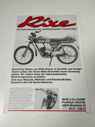 Rixe 503 1978 deutsche - rixe,