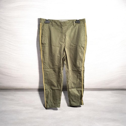 Pantalone chino cropped verde