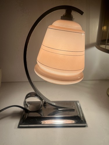 Art deco chrome bedside - art,