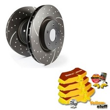 EBC B08 Kit Freni Posteriori Pastiglie Dischi per Alpina B3 (E46) BMW Serie 3 E46