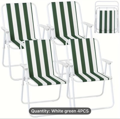 Set sedie pieghevoli - 4, da
