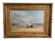 Huile sur toile marine par
