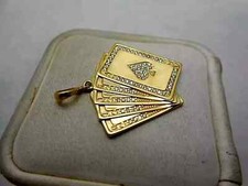 Ciondolo carta poker uomo
