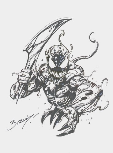 Mark bagley firmato marvel - mark,