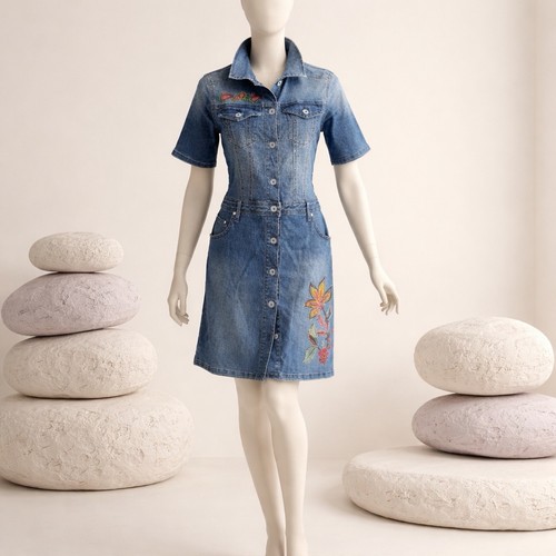 Abito jeans donna - 🌸,