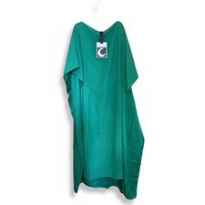 Abito caftano leggera verde