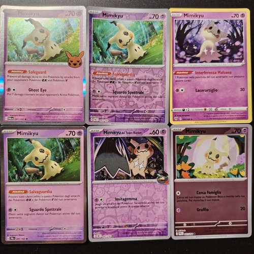Pokemon lotto mimikyu reverse - lotto,