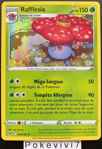 Carte pokemon rafflesia - carte,