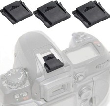 3 pezzi PROTEZIONE COPRI CONTATTI SLITTA FLASH NIKON CANON PENTAX OLYMPUS ecc.