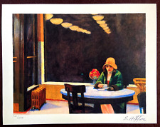 Edward Hopper Litografia certificata COA firma e timbro (Wayne Thiebaud)