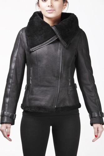 Giacca pelle pilota in - pelle,