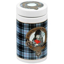 Grey Scottish Tartan Tobacco