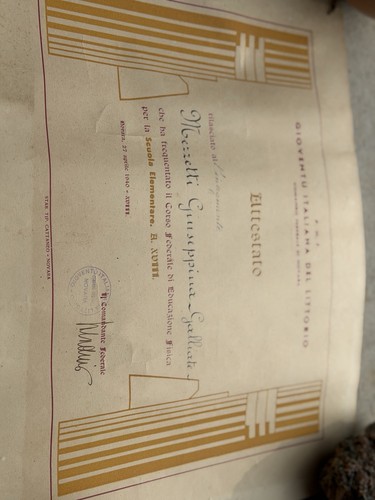 Opera balilla diploma fascismo - opera,