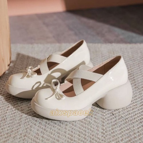 Scarpe donna moda tacco retrò