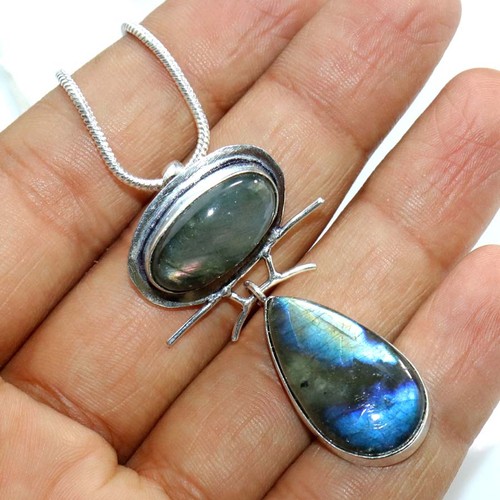 Collana lunga argento - collana,