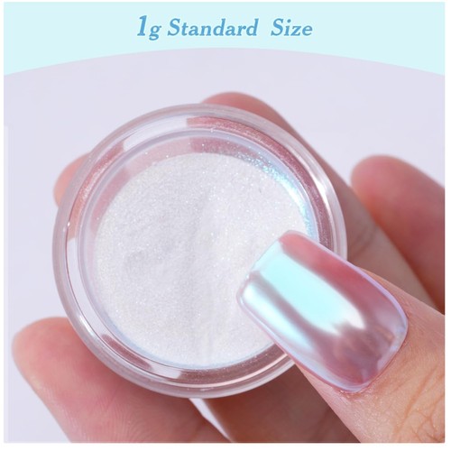 Moonlight chrome nail - nail, powder
