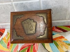 VINTAGE PLAYING CARD BOX POKER
