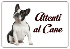 BULLDOG FRANCESE TARGA ATTENTI