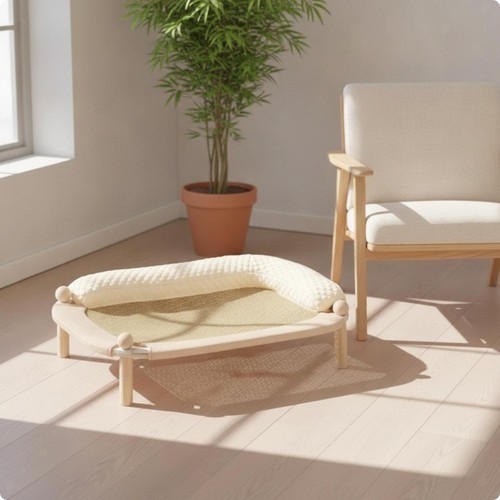 Cuccia con cuscino perimetrale - cuscino,