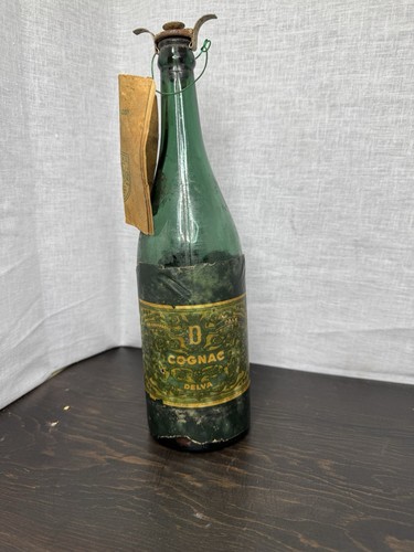 Rara bottiglia liquore cognac - bottiglia,