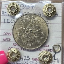 REPUBBLICA ITALIANA MONETA 200 LIRE LEGA NAVALE 1997 sigillata FDC