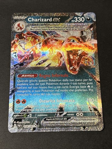 Carta pokémon charizard - charizard, ex