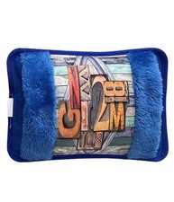 Borsa Acqua Calda Elettrica Vintage Con Tasca Scalda Mani Vari Colori Fantasie