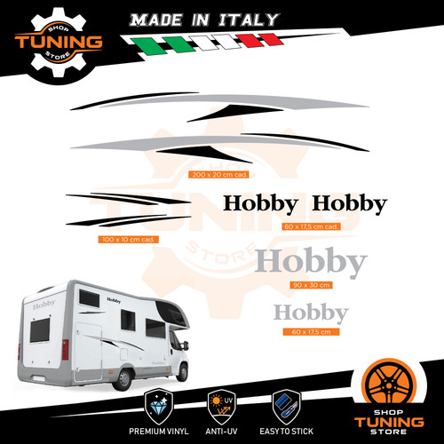 Kit adesivi camper hobby - camper,