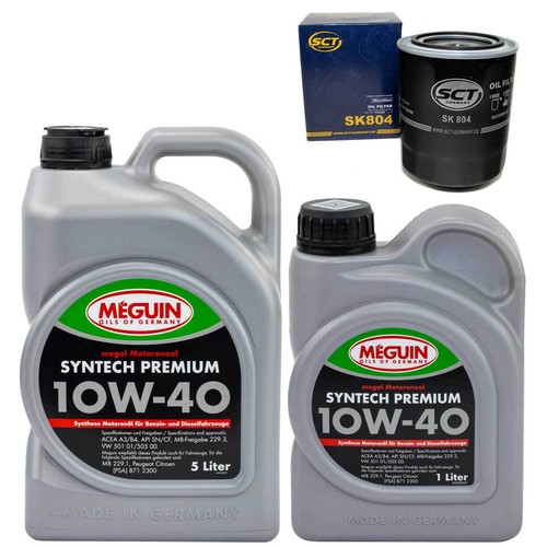 Kit olio motore 10w - 10w-40, meguin